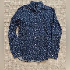 J. Crew Blue Floral Button-Up Shirt MEN’S